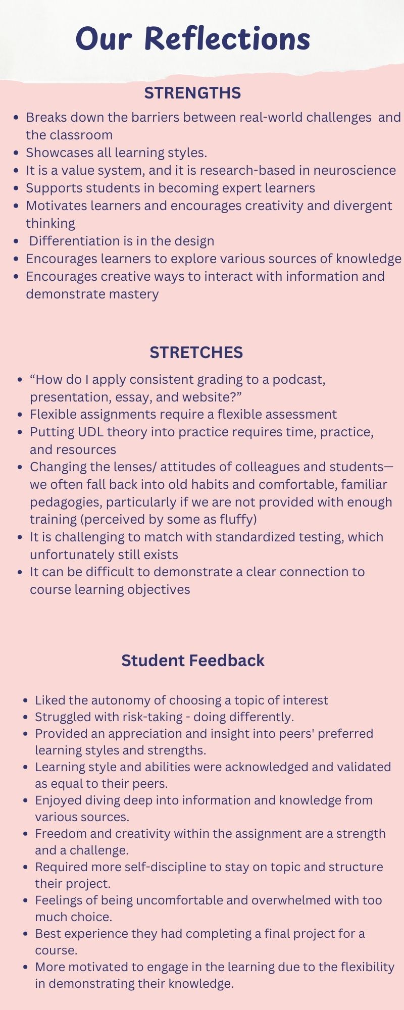 Teaching About Universal Design by Doing Universal Design page 2