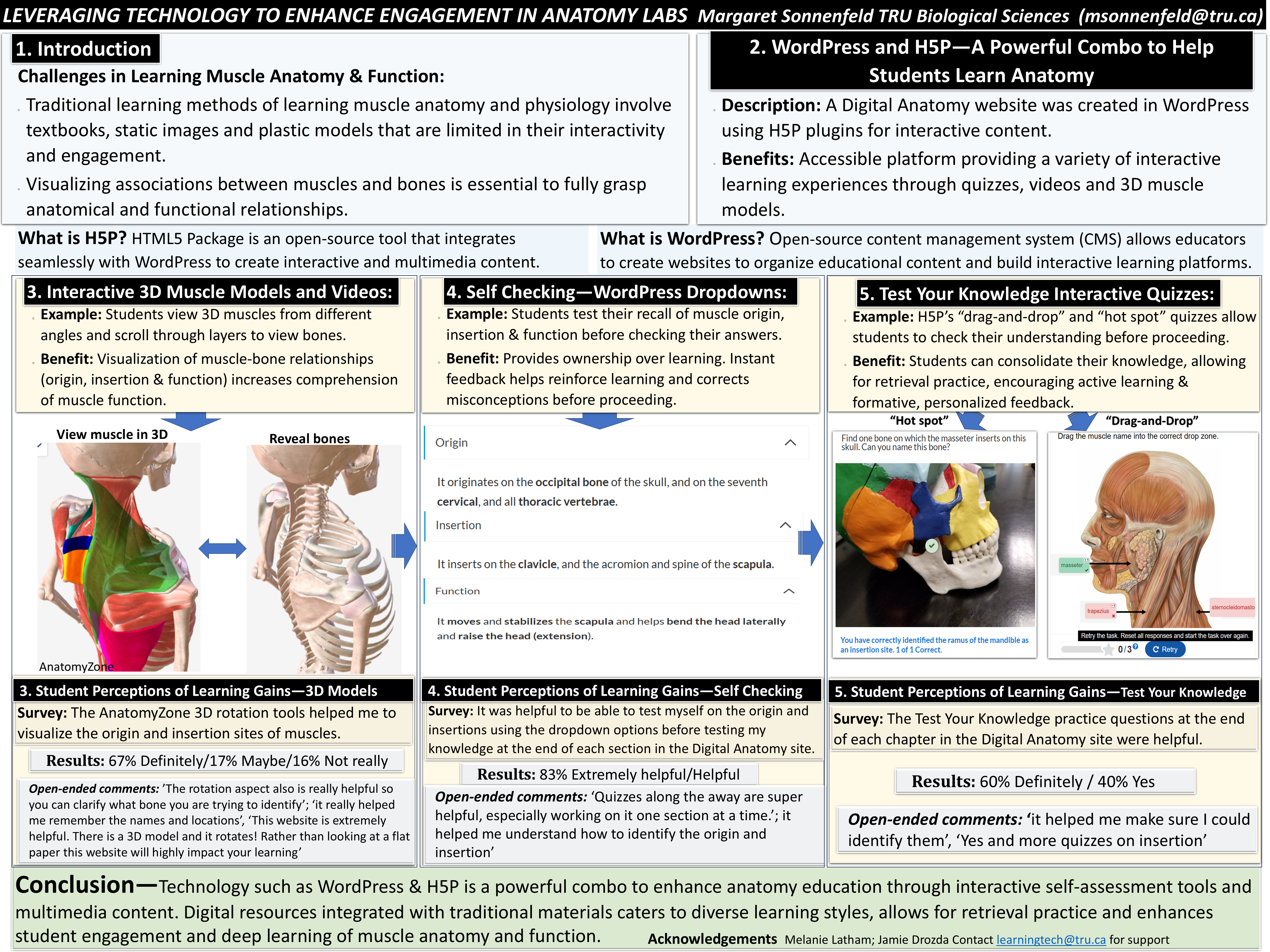 Leveraging Technology to Enhance Engagement in Anatomy Labs